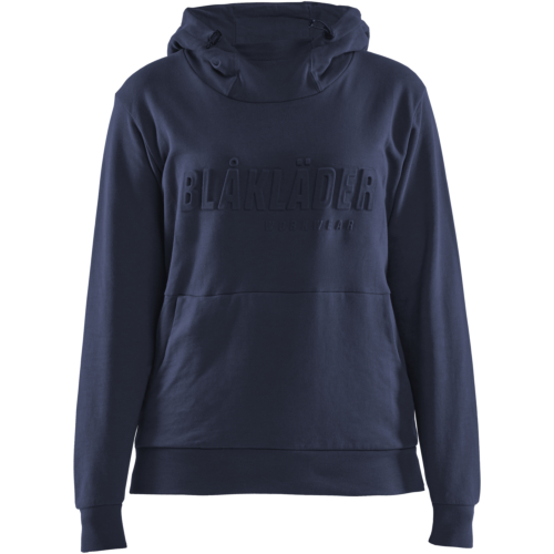 Ladies hoodie 3D-Navy-XS