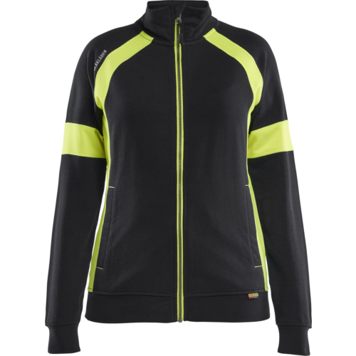 Women's Sweatshirt with Hi-vis Full Zip