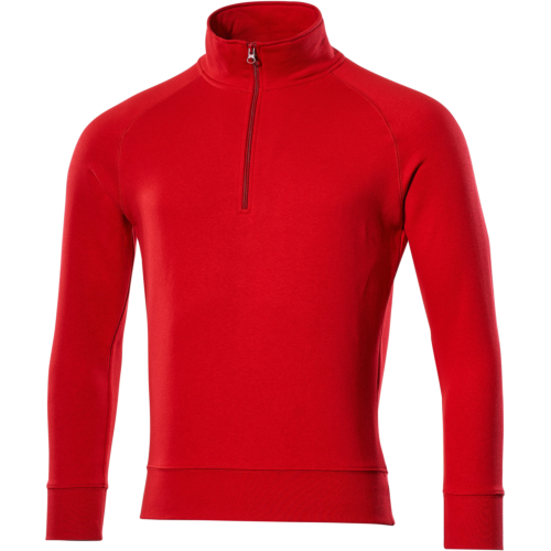 Sweatshirt with half zip