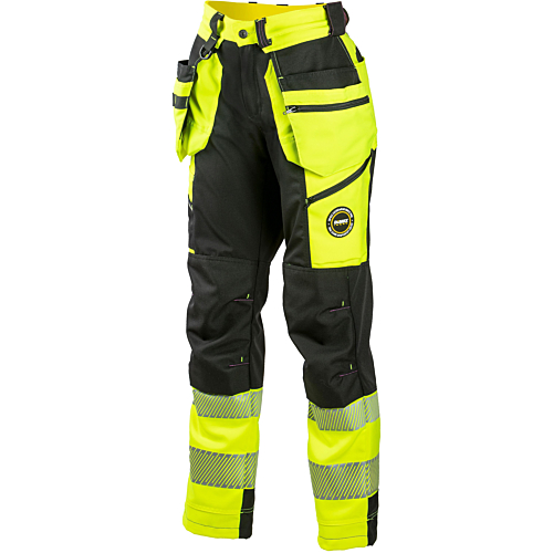 Ladies’ superstretch trousers with hanging pockets 6098