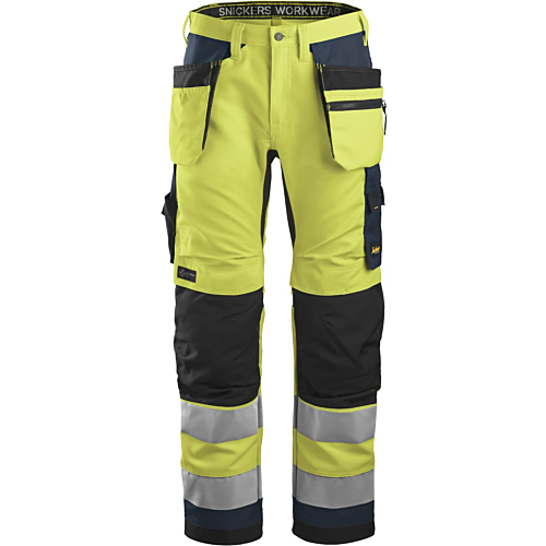 High-Vis Work Trousers+ Holster Pockets Class 2