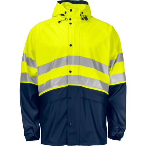 6431 Rain Jacket Short En Iso 20471 Class 3/2