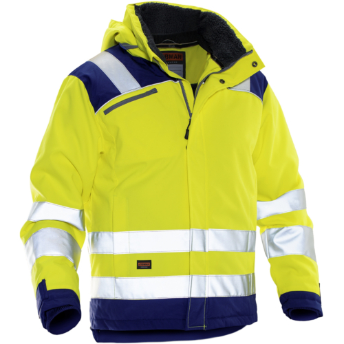 1347 Winter Jacket Star Hi-Vis-Navy/Yellow-XS
