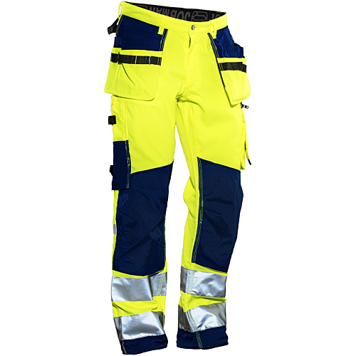 2222 Craftsman Trousers Star Hi-Vis-Navy/Yellow-C44