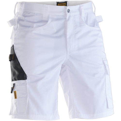 2723 Service Shorts-White/Black-C42