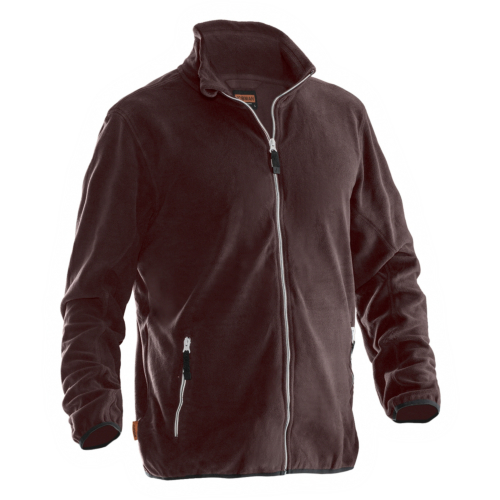 5901 Microfleece Jacket-Brown-XS