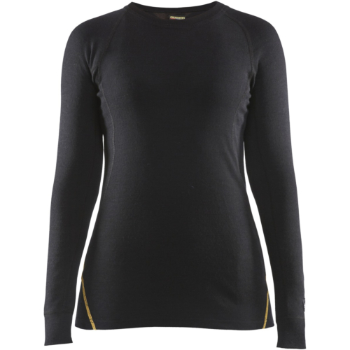 Flame retardant women’s thermal top, 78% merino wool