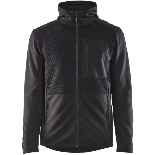 Hoodie with full-length zip