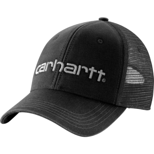 Canvas Mesh-Back Logo Graphic Cap