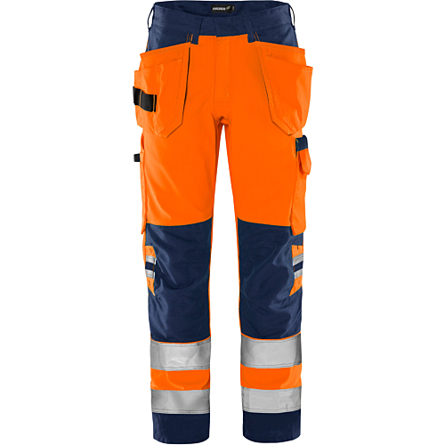 High vis Green craftsman trousers class 2 2641 GPLU
