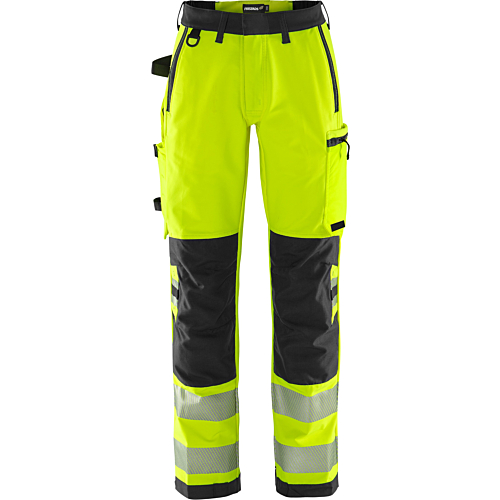 High vis Green stretch trousers woman class 2 2665 GSTP