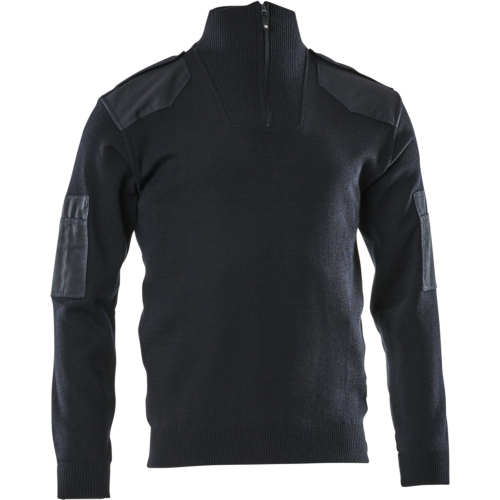 Knitted Jumper with half zip