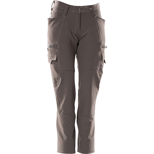 Trousers with thigh pockets