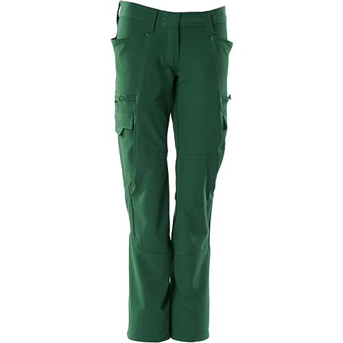 Trousers with thigh pockets